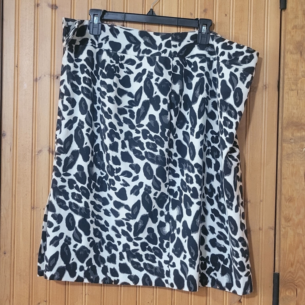 Jessica London plus size 18 cheetah print pencil skirt